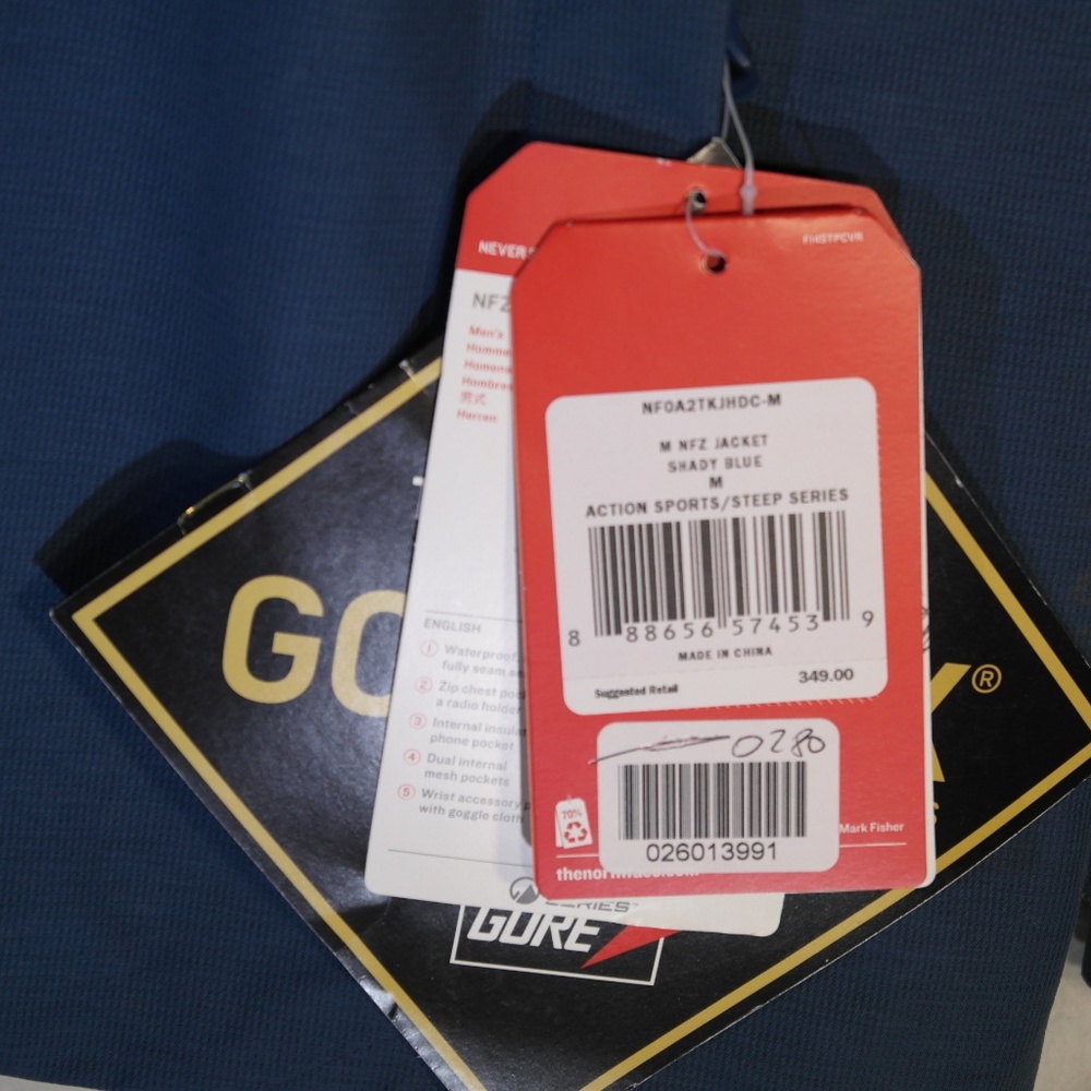 THE NORTH FACE GORETEX STEEP JACKET MENS 0279 - Picture 5 of 8